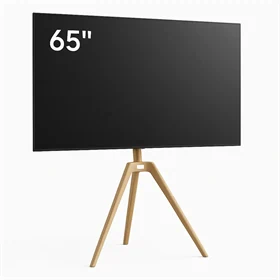 מעמד רטרו רצפתי בצבע חום בהיר FS 35W עד 65 אינץ'