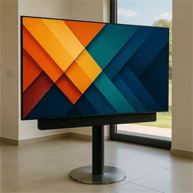 עמוד רצפתי נירוסטה עד 100אינץ' דגם EX 100