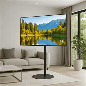 AL60B – מעמד רצפתי למסך עד 75″ ללא קדיחה