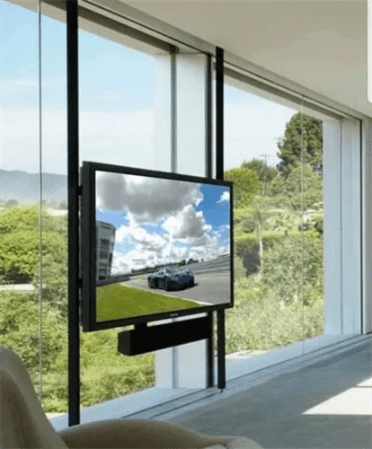 מתקן נירוסטה כפול למסכים עד 100 אינץ' דגם EL-6